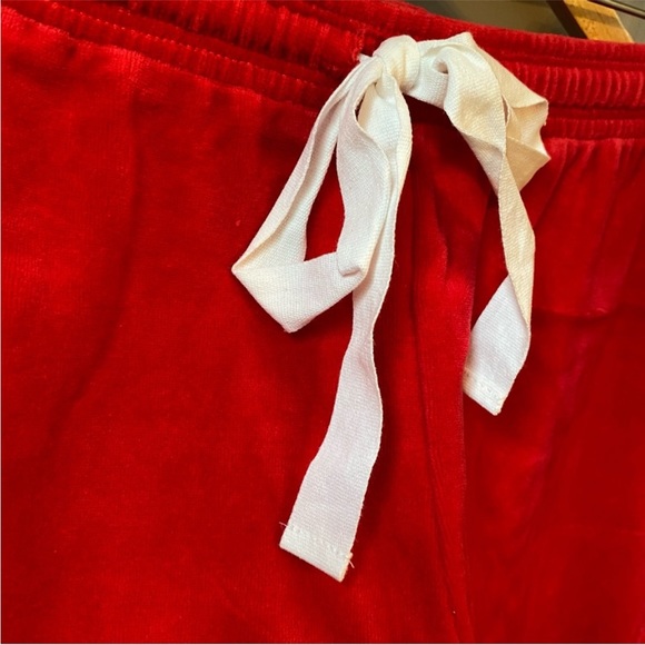 NWT Juicy Couture PJ Set Christmas Pajamas in Red Gray White - Picture 9 of 14